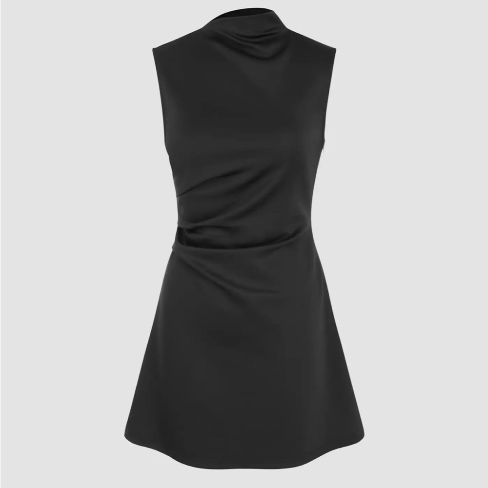 Cider Black Sleeveless Dress